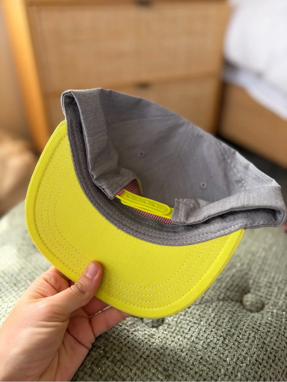 Herschel Supply Company Kids Two-Tone Grey & Yellow Snapback Cap